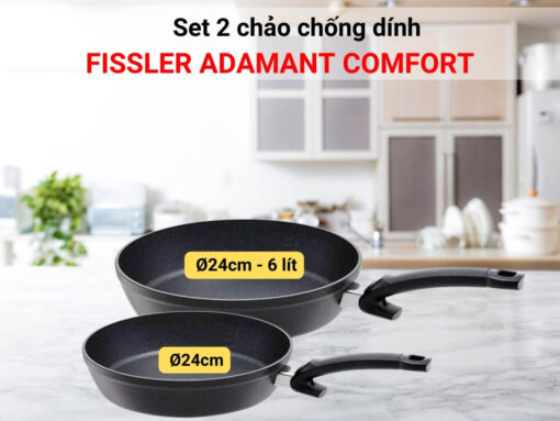 set 2 chảo chống dính fissler adamant comfort