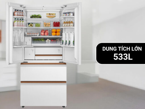tủ lạnh toshiba gr-rf690wi-pgv(67) inverter 533l