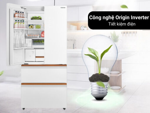 tủ lạnh toshiba gr-rf690wi-pgv(67) inverter 533l