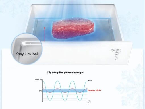tủ lạnh toshiba gr-rf690wi-pgv(67) inverter 533l