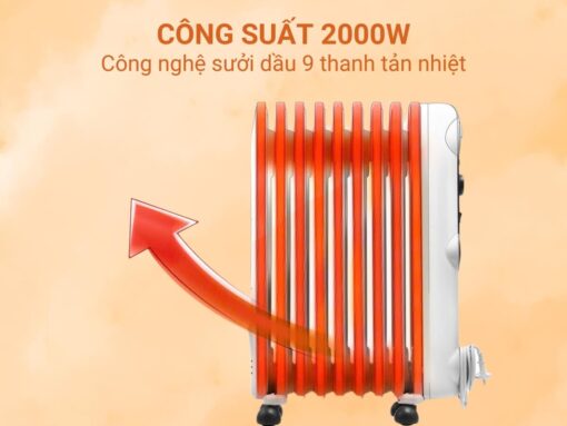 máy sưởi dầu midea hyu22ua