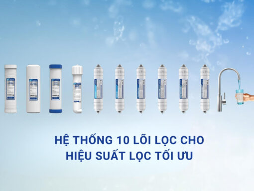10 lõi lọc nước hoà phát