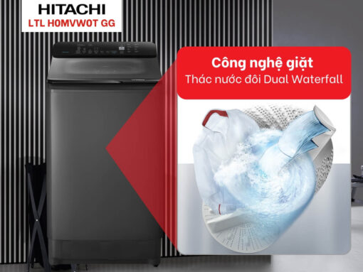 máy giặt hitachi ltl h0mvw0t gg 10.5kg