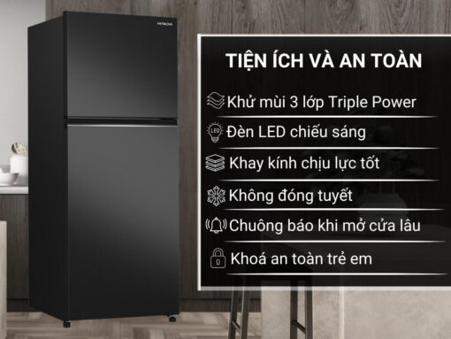 tủ lạnh hitachi hrtn6408suvn inverter 374l (5)