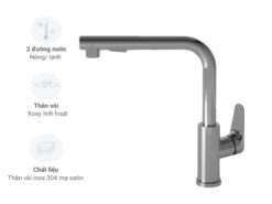 Vòi rửa Edesa Maro Cromo