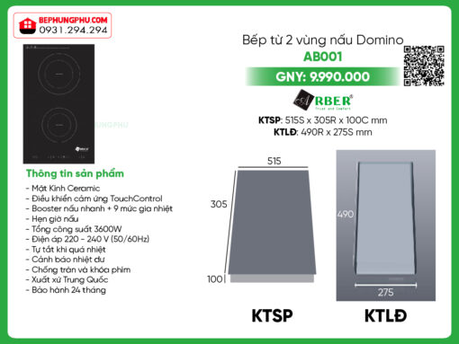 Bếp từ Arber AB001