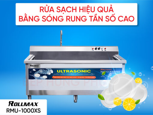 Máy rửa chén công nghiệp Rollmax RMU-1000XS