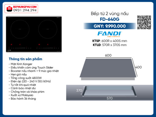 bếp từ FANDI FD-640G-01
