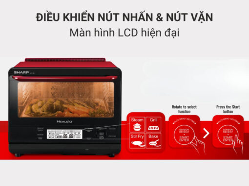 lò vi sóng hơi nước sharp ax-1700vn-r (5)