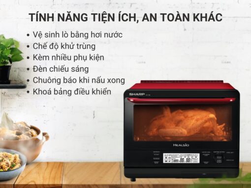 lò vi sóng hơi nước sharp ax-1700vn-r (6)