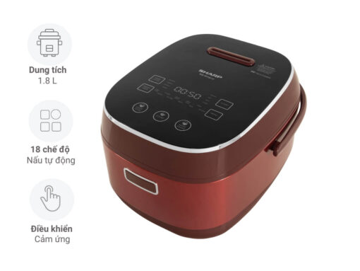 nồi cơm điện cao tần sharp ks-ih191v-rd