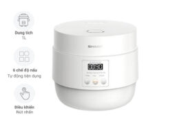 Nồi cơm điện tử Sharp KS-COM100DV-WH
