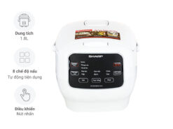 Nồi cơm điện tử Sharp KS-COM183MV-WH