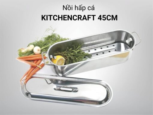 nồi hấp cá kitchencraft 45cm