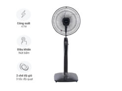 Quạt đứng Mitsubishi LV16-RA (Xám đậm)