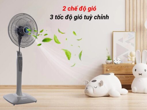 quạt đứng mitsubishi lv16-ra (xám nhạt) (4)