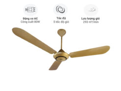 Quạt trần Nanoco NCF5631-GO