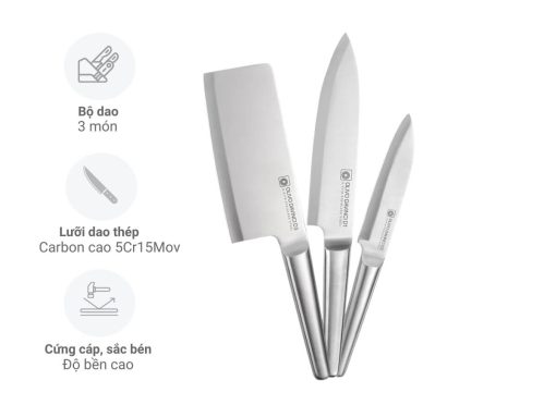 bộ dao olivo davinci 3 món