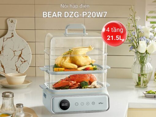 nồi hấp điện bear dzg-p20w7 (2)