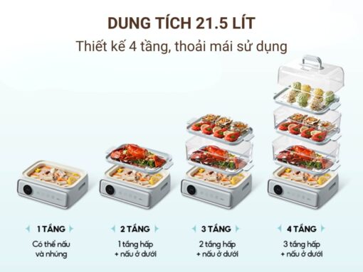 nồi hấp điện bear dzg-p20w7 (3)