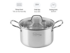 Nồi inox 3 lớp liền thân Fivestar 20cm