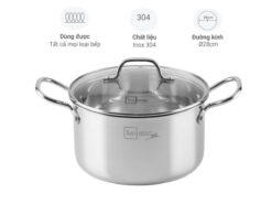 Nồi inox 3 lớp liền thân Fivestar 28cm