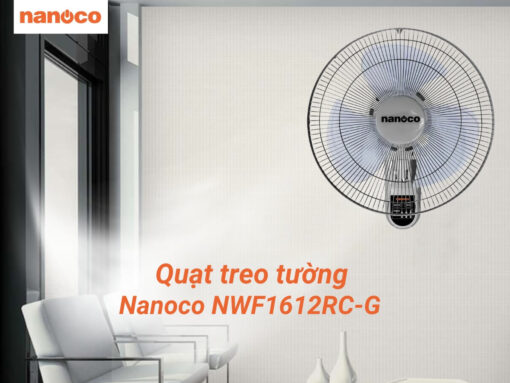 quạt treo tường nanoco nwf1612rc-g (2)