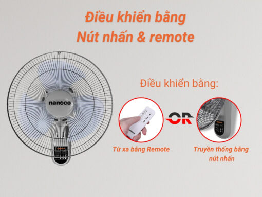 quạt treo tường nanoco nwf1612rc-g (5)