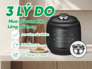 3 lý do khách hàng ưa chuộng nồi cơm điện ruột inox