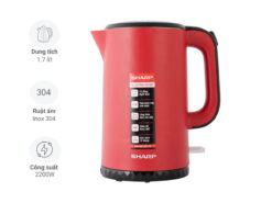Ấm siêu tốc Sharp EKJ-17EVPS-RD
