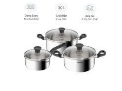 Bộ nồi inox Tefal Starter E325S695 3 món