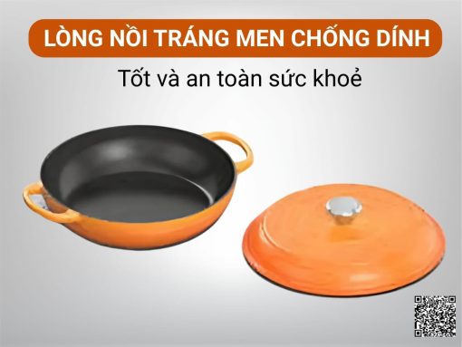 chảo gang arber cg30mv 30cm (3)