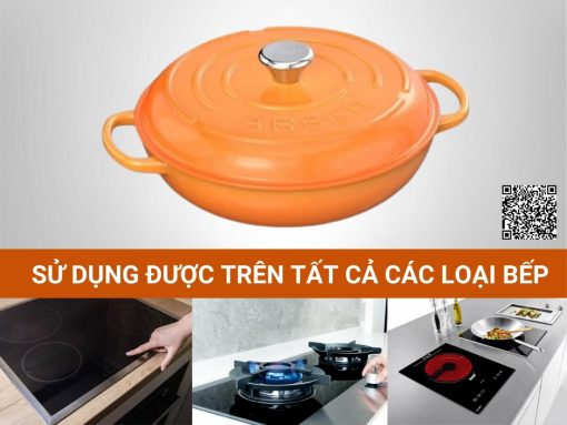chảo gang arber cg30mv 30cm (5)
