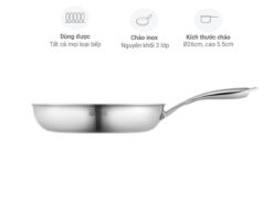 Chảo inox Olivo Steve 2655 26cm
