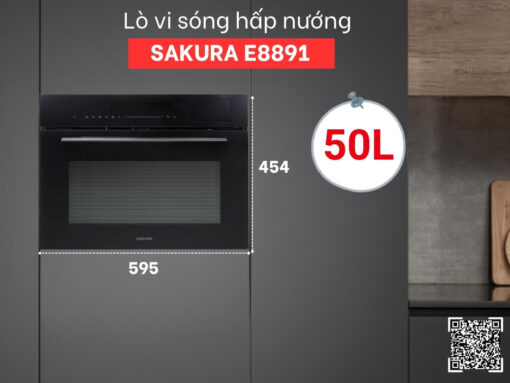 lò vi sóng hấp nướng sakura e8891 (2)