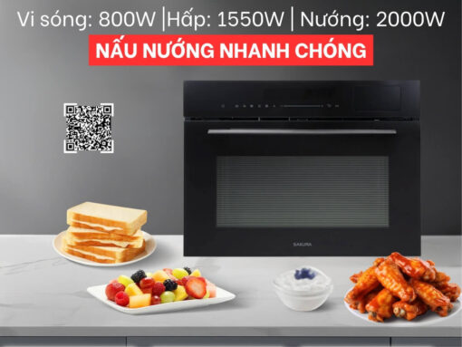 lò vi sóng hấp nướng sakura e8891 (5)