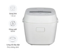 Nồi cơm điện tử Toshiba RC-18DR5UVN(W)