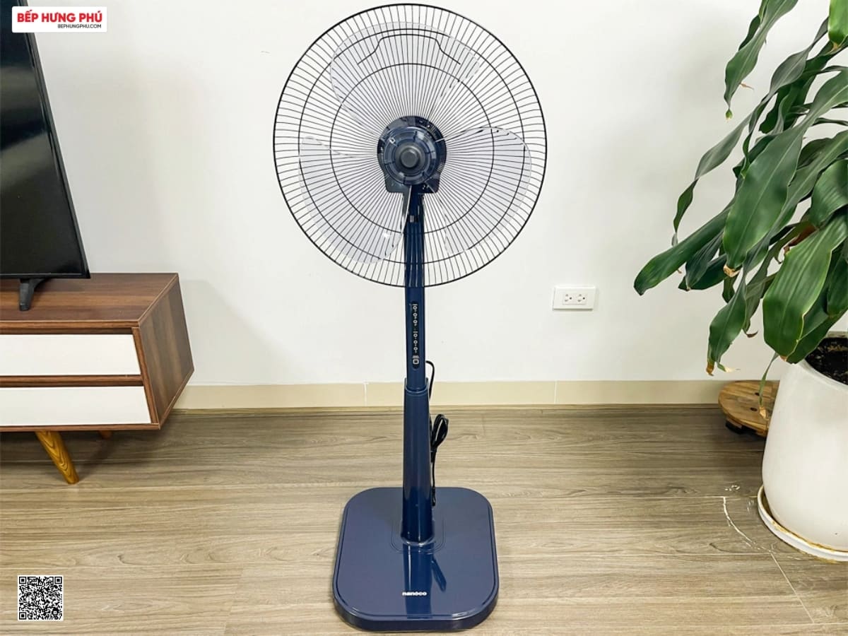 quạt đứng nanoco nsf1641rc-dn (xanh) 