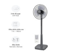 Quạt đứng Nanoco NSF1641RC-GR (Xám)