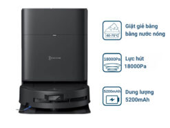 Robot Ecovacs Deebot T80 Omni (Đen)