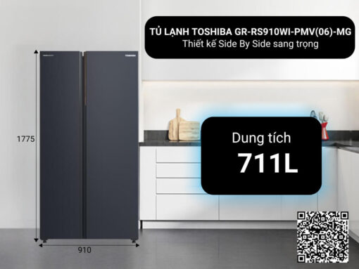 tủ lạnh toshiba gr-rs910wi-pmv(06)-mg inverter 711l (2)