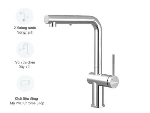 vòi rửa konox stream chrome