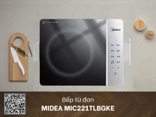 bếp từ đơn midea mic221tlbgke