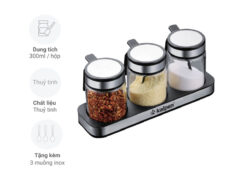 Bộ 3 hộp đựng gia vị Kalpen SB2