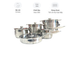 Bộ nồi inox Kailer KL-6667 5 món