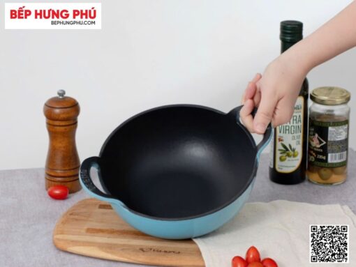 chảo gang oceno fd22csea 20cm (2)