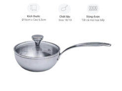 Chảo inox 3 lớp liền thân Kaiyo KIW-3635 16cm