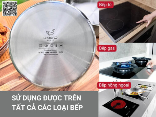 chảo inox 5 lớp liền thân kaiyo ksp-3840 24cm (4)