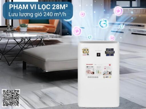 máy lọc không khí và tạo ẩm sharp ki-n40v-w (4)