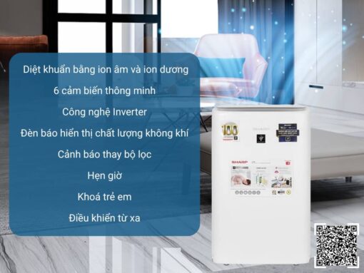 máy lọc không khí và tạo ẩm sharp ki-n40v-w (8)